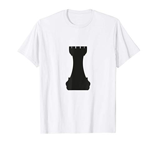 Disfraz de Halloween de pieza de ajedrez de caballero negro Camiseta