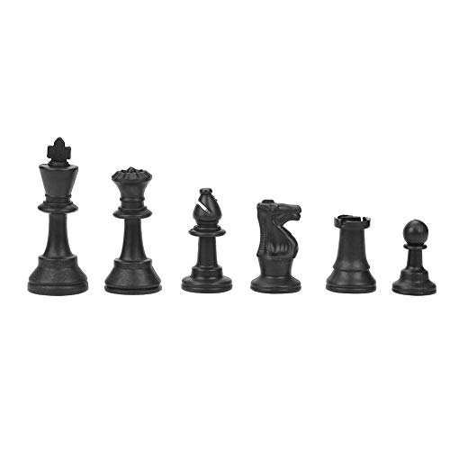 Piezas de ajedrez internacionales Torneo estándar de plástico en Blanco y...