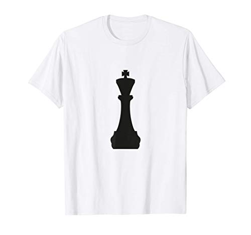Disfraz de Halloween de pieza de ajedrez de rey negro Camiseta