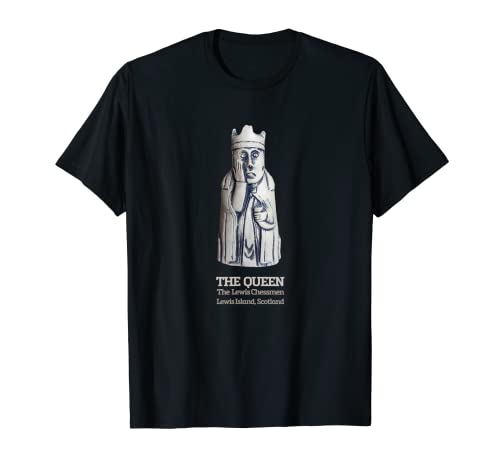 La Reina, Ajedrez de Lewis, Isla de Lewis, Escocia. Camiseta