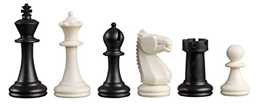 Philos 2020 - Piezas de ajedrez Nerva, Altura 76 mm Rey, plástico, Negro /...