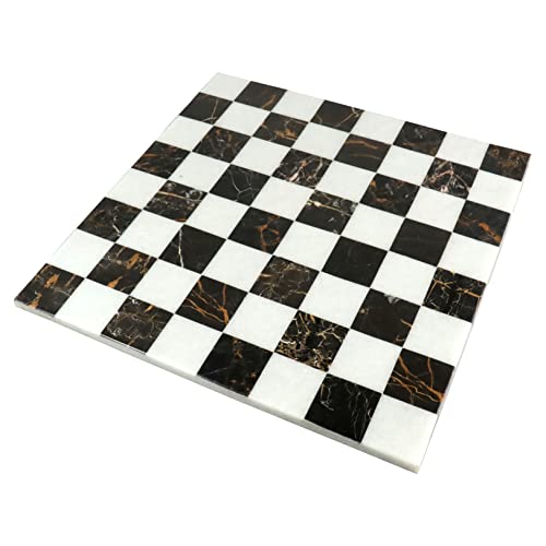 Royal Chess Mall - Tablero de ajedrez de lujo de piedra de mármol sin fronteras...