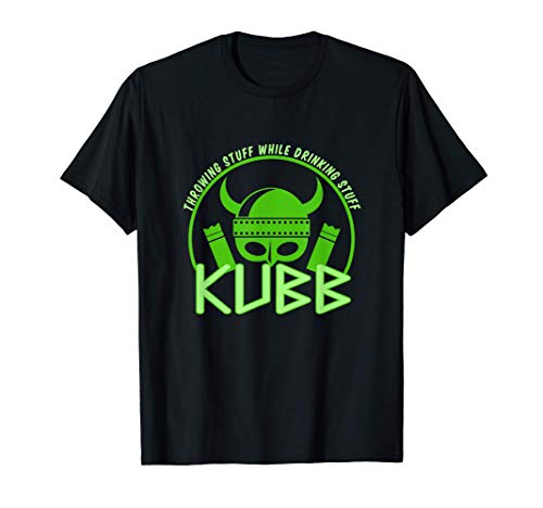 El ajedrez vikingo de Kubb y la idea del regalo de la fiesta Camiseta
