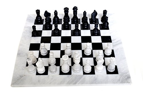 RADICALn Juego de ajedrez de mármol hecho a mano, diseño de cabra de artista,...