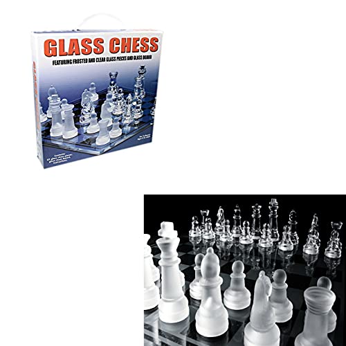 CRYSTAL CROWN Juego de ajedrez Juego de tablero de cristal | Tablero de ajedrez...