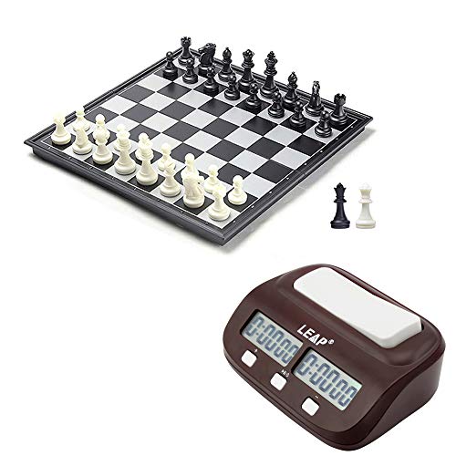 Juego de juego de ajedrez digital con temporizador de juego de ajedrez + tablero...