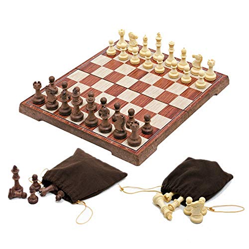Ajedrez Juego de ajedrez magnético actualizado Juego de Tablero de ajedrez de...