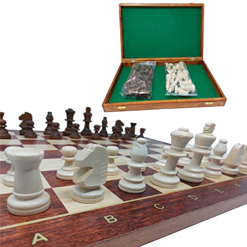 ChessEbook Juego de ajedrez – Juego de Tablero de ajedrez de Madera – Juego...