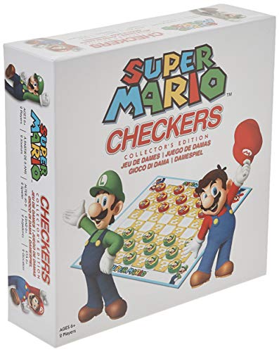 USAopoly USOCK005191 Bros Super Mario Checkers, colores variados , color/modelo...
