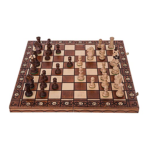 Square - Ajedrez de Madera - SENADOR Lux - 41 x 41 cm - Piezas de ajedrez &...