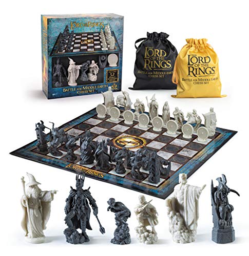 The Noble Collection El Señor de los Anillos - Set ajedrez El Señor de los...